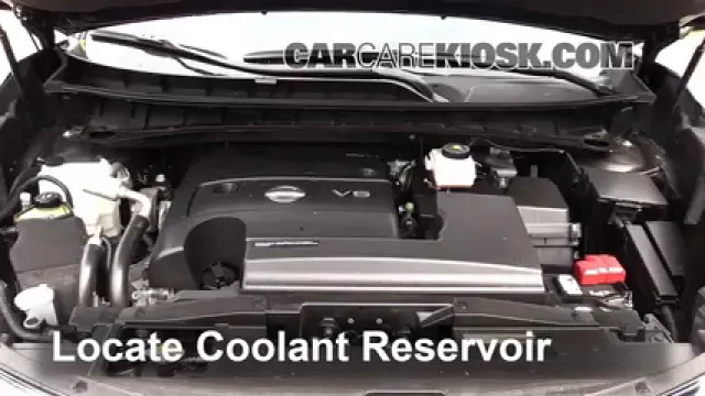 2015 Nissan Murano Platinum 3.5L V6 Antigel (Liquide de Refroidissement) Réparer les Fuites